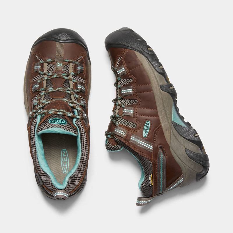 Keen Targhee II Waterproof - Kadın Trekking Ayakkabısı - Kahverengi - Turkey (581426ELO)